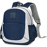 CAMTOP Toddler Backpack for Boys Girls 2-4, Kids Backpacks for Kindergarten Preschool, 12" H Small Bookbag for Daycare Travel (Navy, 12''- Not fit A4 folder)