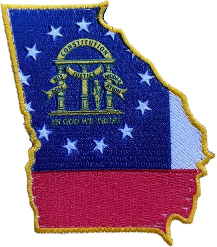 Toppa Con Bandiera Della Georgia (stato