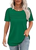 Womens Tops St Patricks Day Shirt Short Sleeve Plus