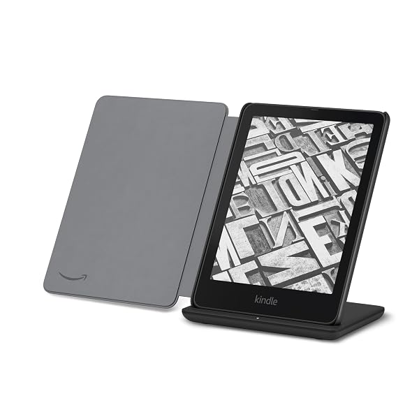 MADE FOR AMAZON, WIRELESS CHARGING DOCK FOR KINDLE PAPERWHITE SIGNATURE EDITIONS (2022 & 2024 RELEASES) AND KINDLE COLORSOFT SIGNATURE EDITION