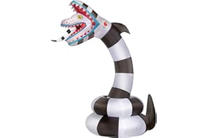 Spirit Halloween Beetlejuice Sandworm Inflatable Decoration | Officially Licensed | 9.8 Feet | Halloween Décor | Horror Décor | Blow-Up Prop