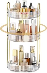 Mokani 360 Rotating Makeup Organiser 3-Tier Spinning Cosmetic Stand view 1