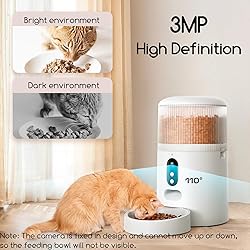 Faroro Automatic Cat Feeder with Camera, 3MP HD