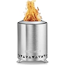 Amazon.com : Houswise Smokeless Tabletop Fire Pit Outdoor