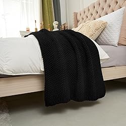 Longhui bedding Chunky Cable Knit Throw Blanket