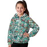 Upetstory Half Zip Hoodies for Girls Toddler Kids Warm Sweatshirt