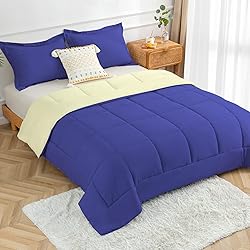 KeoWin Comforter Set King Size Bed 3 Piece