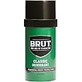 Brut Classic Round Deodorant Stick - Scented Deodorant for Men - Deodorant for All-Day Freshness - Powerful Odor Protection - Paraben Free - 2.7 oz