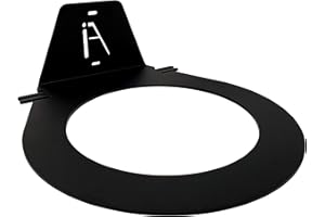 IRON AMERICAN USA Dynamax Medicine Ball Wall Mount Storage Rack, 8.5 Inches Inside Diameter, 30-lb Capacity, for Gym Exercise Sports Balls, Wall Balls and Slam Balls, Hardware Included