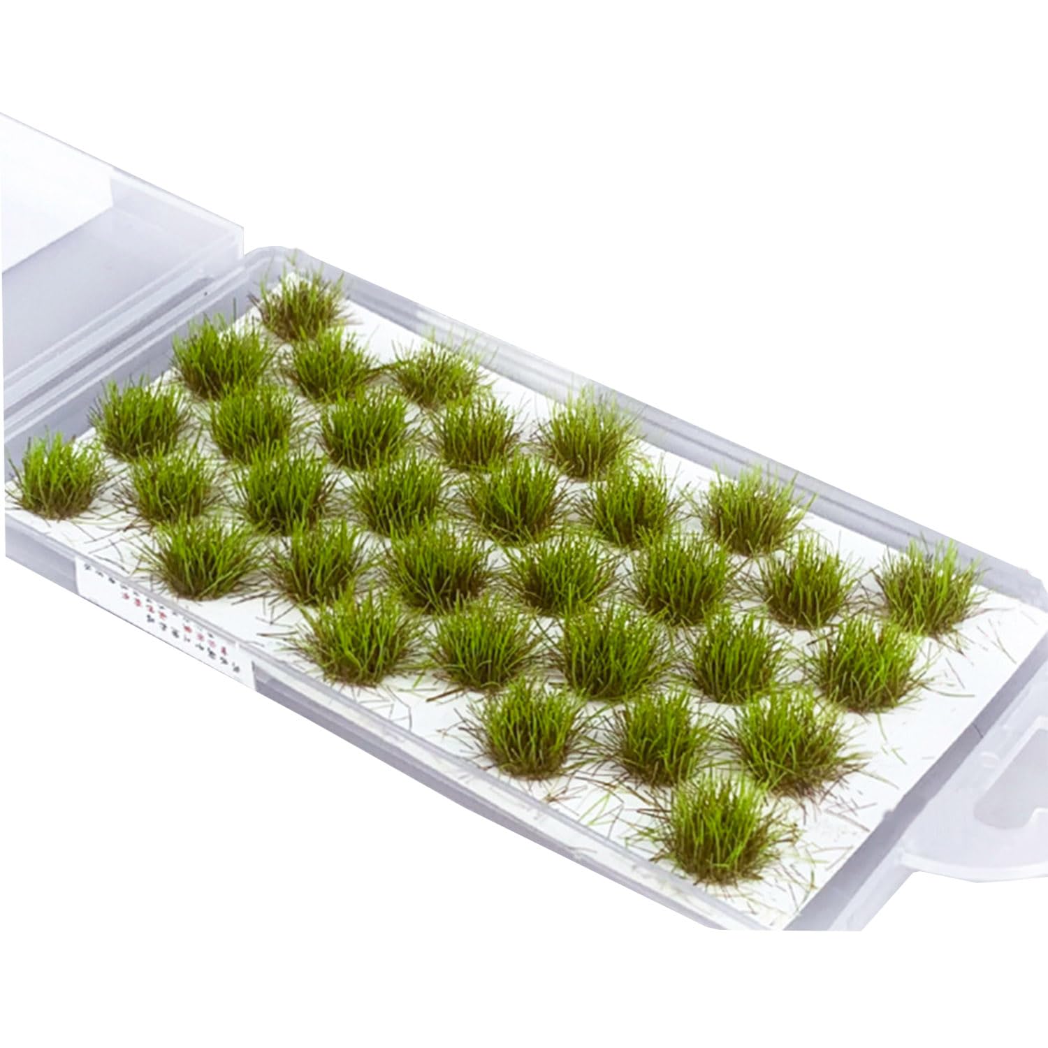 Taiyyi 32 Grass Mat Model Building Static Grass Tufts Miniature Decorative Model Making Lawn Static Grass Tufts Making Grass Decoration for Diorama Miniature (Spring, Summer, Autumn, Winter) (Spring)