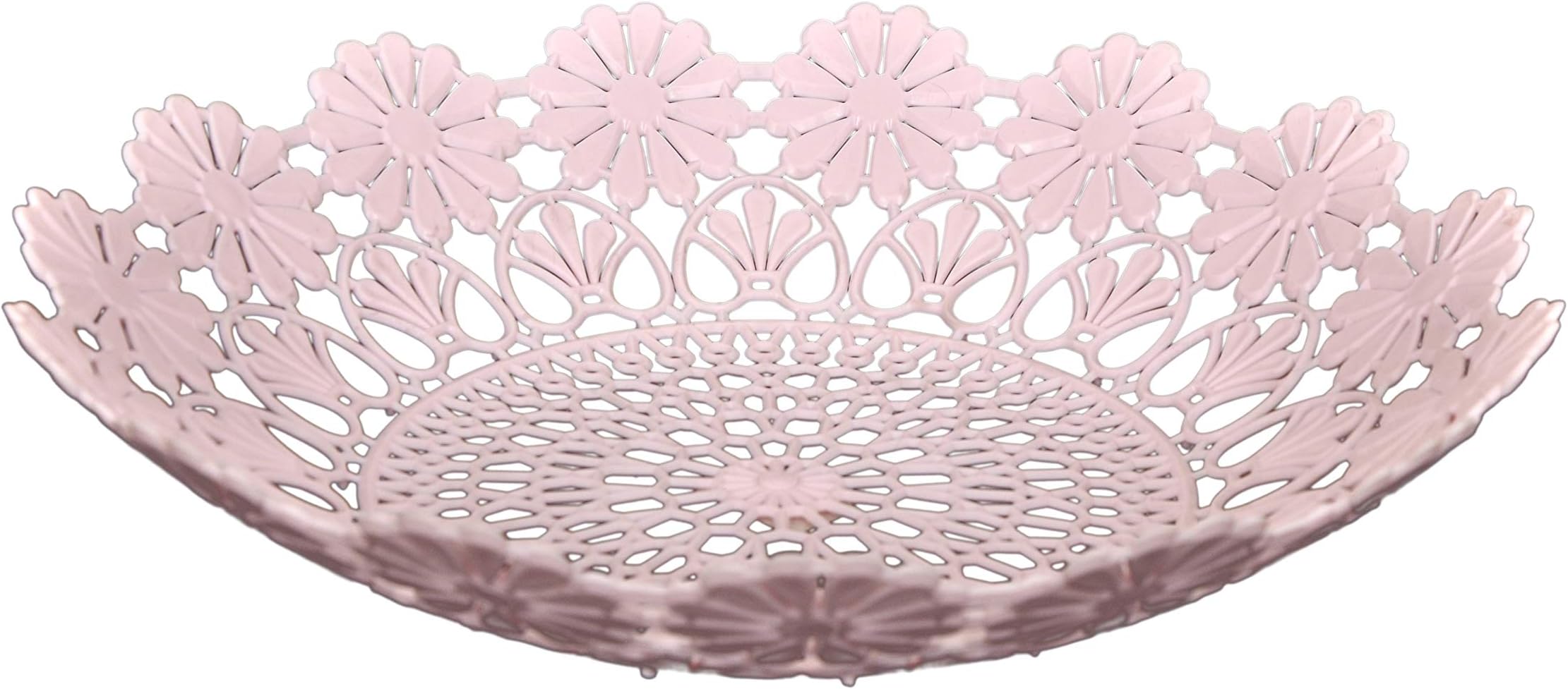 Wanna Party Fruit Basket Plastic Tray- Light Pink