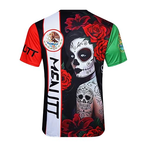 MENUTT Men's Mountain Bike Jersey Off-Road Motocross Mexico Jersey