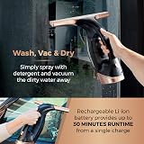 Tower Cordless Window Vacuum Cleaner 150ml Tank 20W Rechargeable view 3