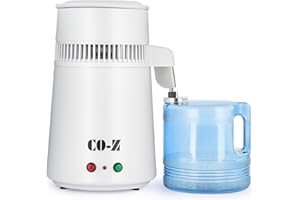 CO-Z Water Distiller, Water Purifier for Home, 4L Distilled Water Machine with Collection Bottle Auto Shutoff Water Distillat