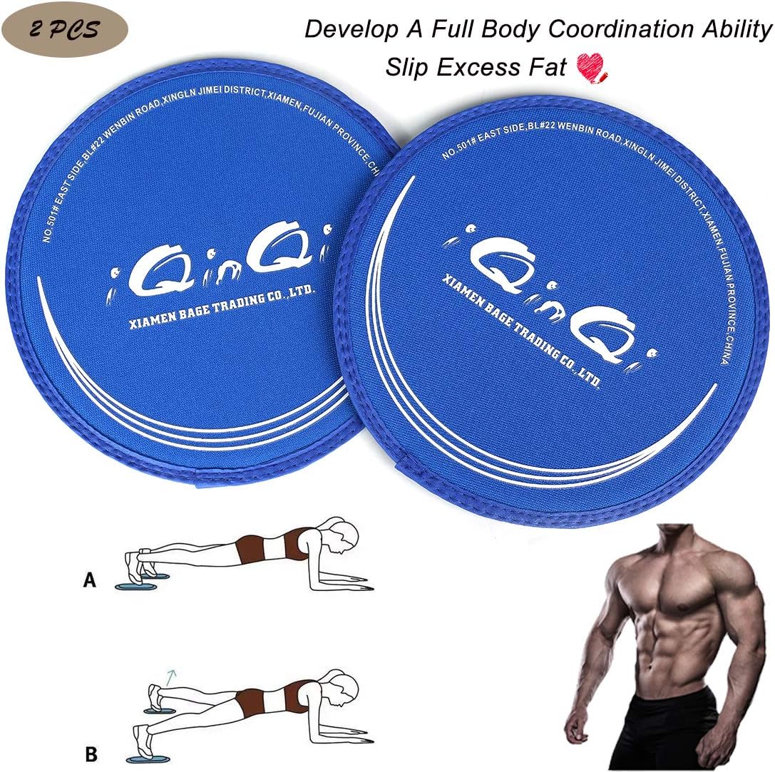 Gliders Exercise Discs Use on Hardwood Floors iQinQi Exercise Sliders