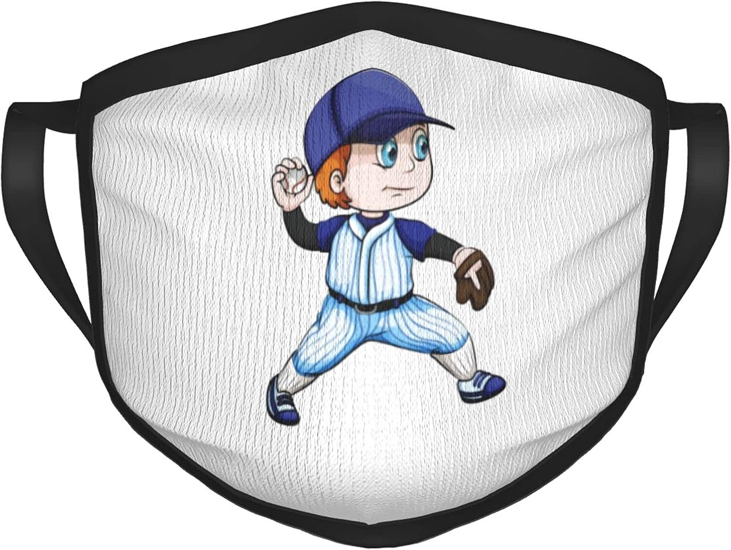 Baseball Player Throwing The Ball Face Mask Adult Unisex Washable