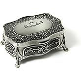 Mullingar Pewter Jewellery Box With Claddagh Design