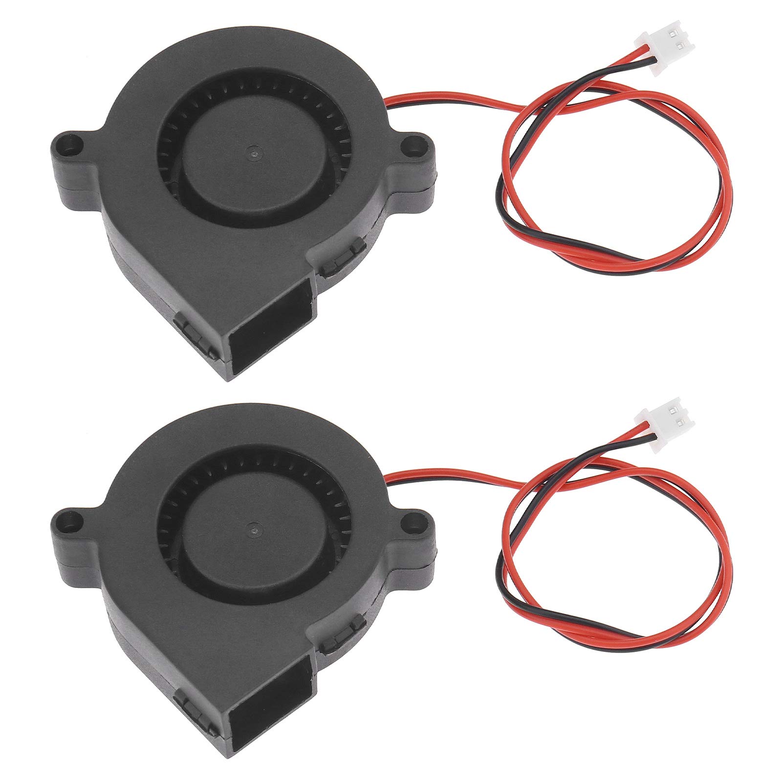 EMSea 2Pcs Blower Radial Cooling Fan for 3D Printer Humidifier Aromatherapy - 50x15mm (24V 7000 RPM)