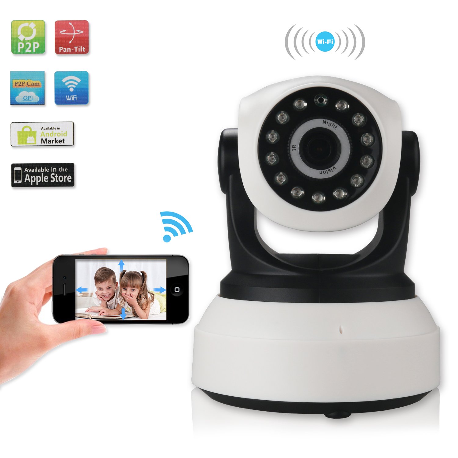 Mousand New Version Baby Monitor Wireless Wifi Ip Surveillance Camera Securit.. 21 71qPjOVS76L