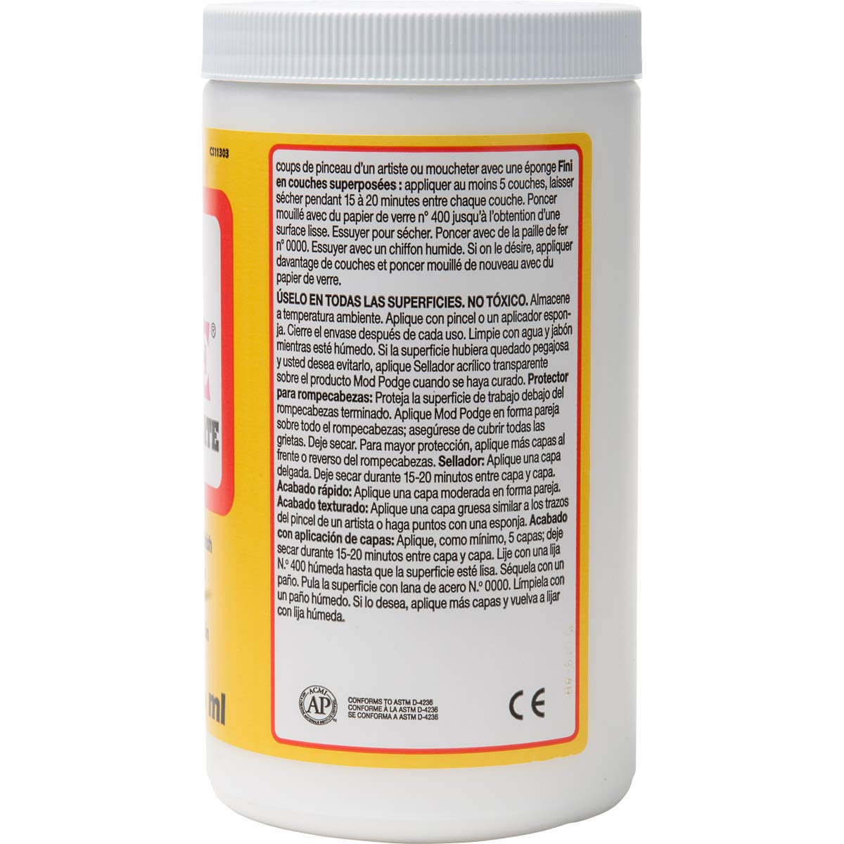 Mod Podge CS11303 Waterbase Sealer, Glue & Decoupage Finish, 32 oz, Matte