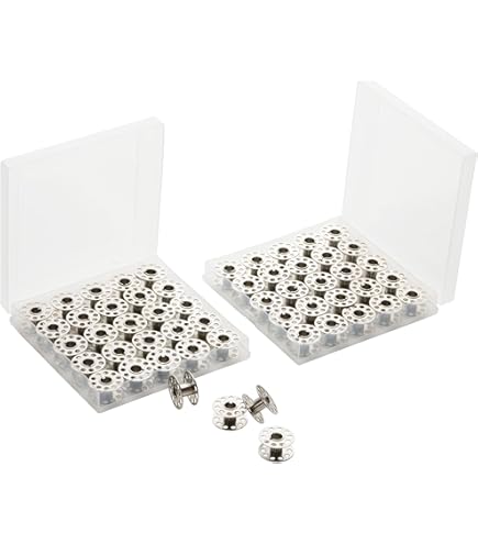 Marca CKPSMS: #45785 Bobina & Box Compatibile con Singer Featherweight 221 222 301 BERNINA 117 217 540+ (45785 36PCS+Box