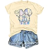 Magical Shirt for Women Magic Kingdom Tshirt Cute Graphic Tee Vacation Holiday Short Sleeve Tops