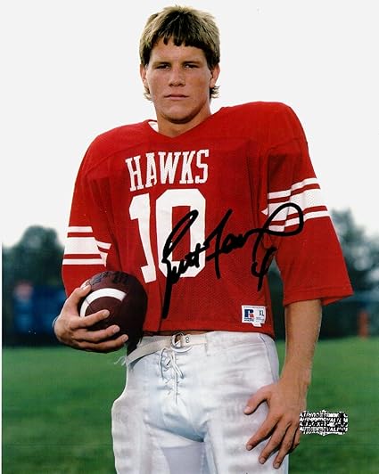 brett favre autographed jersey