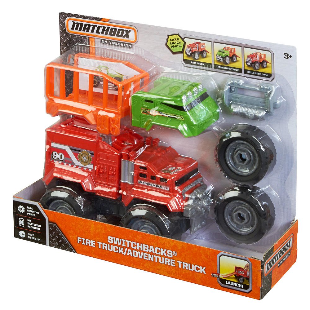 Matchbox Switchbacks Fire Truck