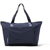 Baggallini Carryall Expandable Lightweight Travel Tote 22" Packable Folding Compact Nylon Washable Weekender w/Luggage Sleeve