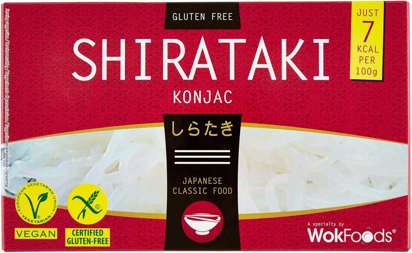 WokFoods Shirataki Konjac Japanese Classic Food Gluten Free / Food Prepared with Konjac Flour Classic Japanese Food - 1 x 300 Gram