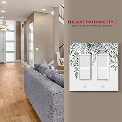 Spshian Decorative Outlet Covers Rustic Green Sage