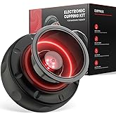 EURPMASK Choose the color of europe 5-in-1 Electric Cupping Kit with Red Light - 24 Levels Adjustable Suction & Heat, One-Touch Control, Portable Muscle Relaxation Tool (Single)