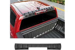 powoq Rear Roof Protector Compatible with 2023-2026 Chevy Colorado GMC Canyon Truck Cab Roof Protector TPE Rear Spoiler Replacement for 2023 2024 2025 2026 Chevy Colorado Accessories