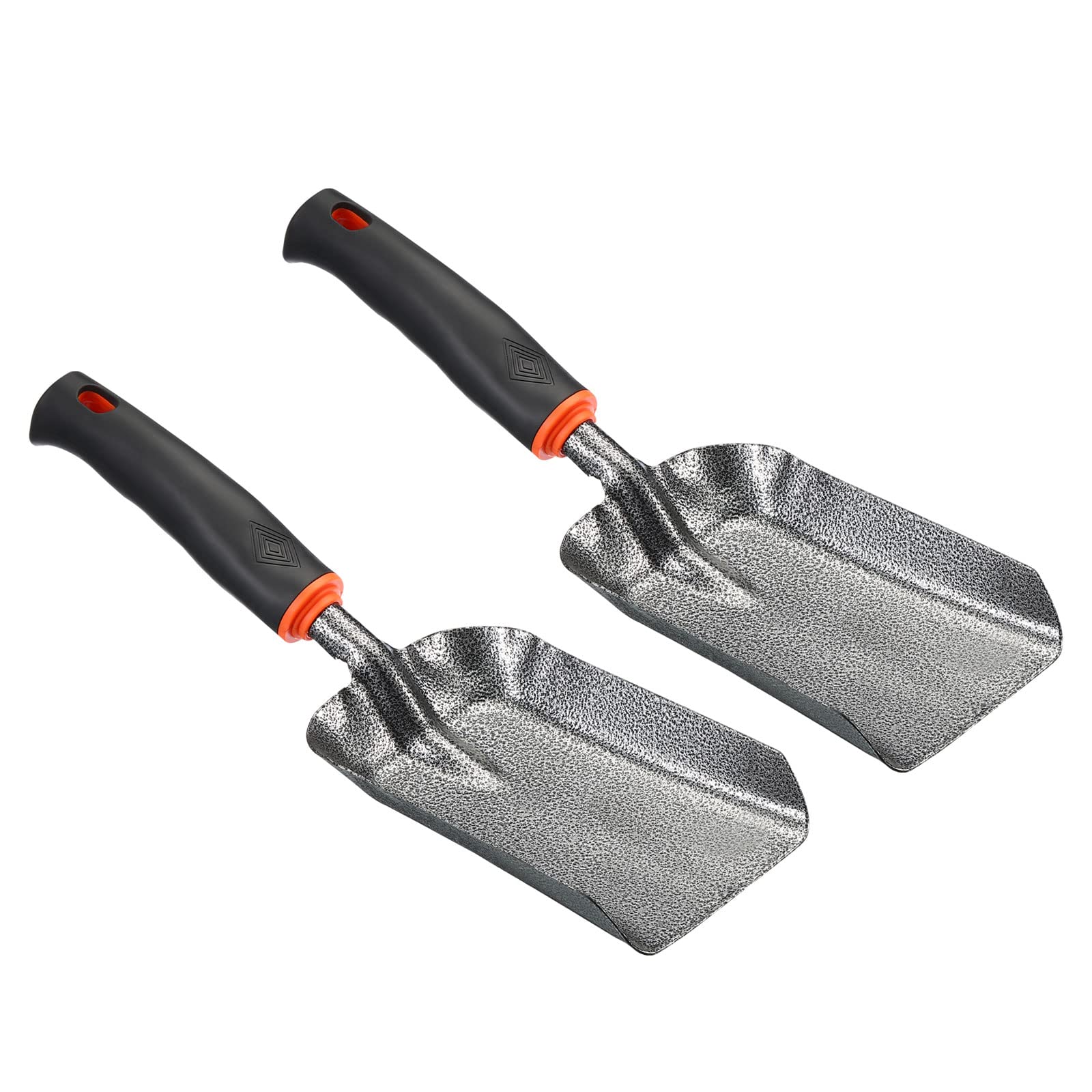 PATIKIL Garden Trowel, 3 Pack Gardening Square Hand Shovel Garden Square Head Shovel Flower Beds Transplant Tool for Planting Weeding Digging
