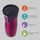 Contigo West Loop Autoseal Travel Mug 470 ml Raspberry Stainless Steel view 2