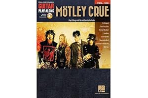 Motley Crue: Guitar Play-Along Volume 188 | Electric Guitar Sheet Music Book with Online Audio | Heavy Metal Songbook for Practice and Performance | Guitar TAB with Backing Tracks for Rock Guitarists