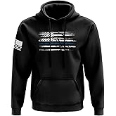 Tactical Pro Supply Patriotic U.S Flags design Heavyweight Hoodies for Men and Women