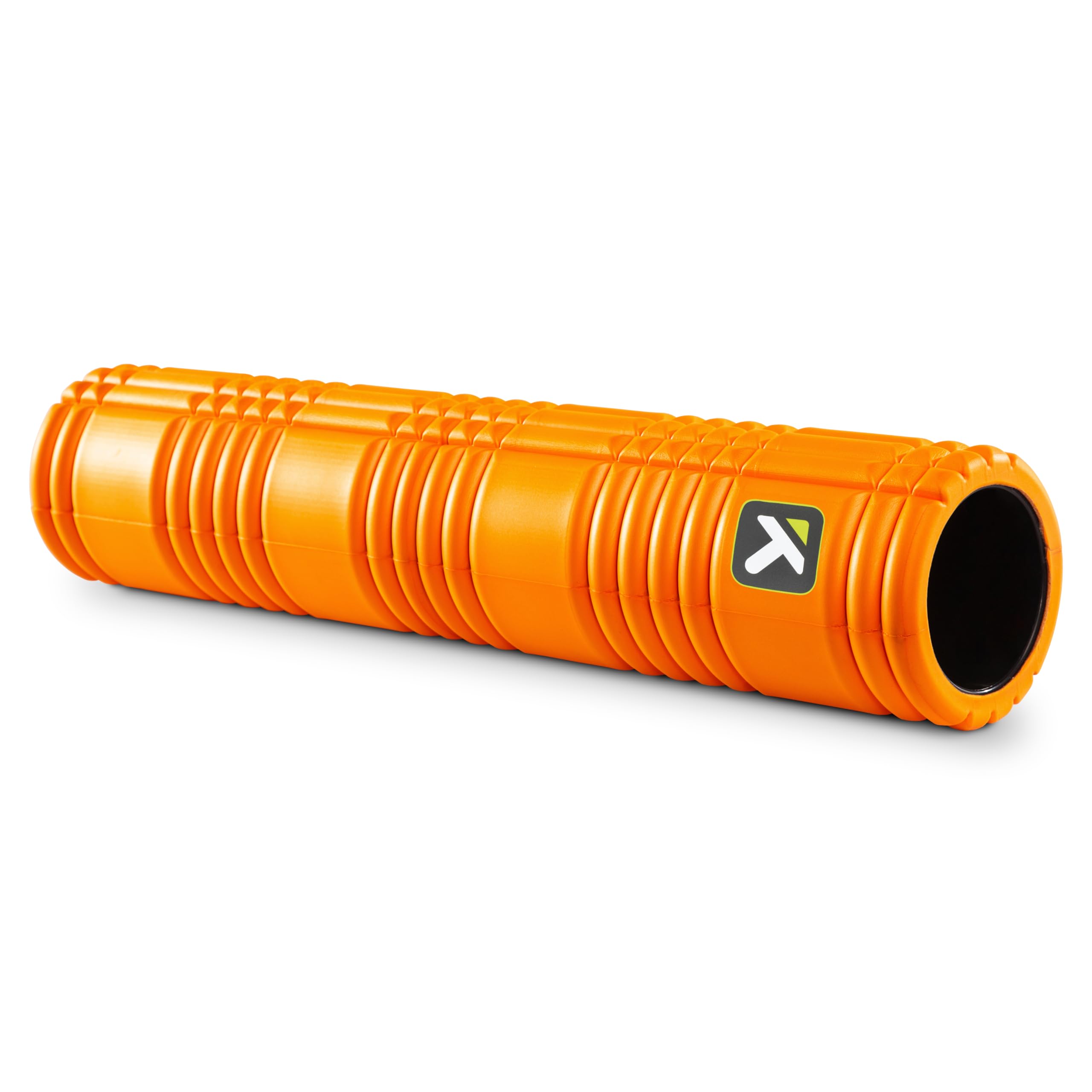 TriggerPoint Grid 2.0 Hollow Core Foam Roller - Long Size for Massaging Large Areas of The Body,Firmer Than Traditional Foam Rollers for Muscle Recovery,Water and Sweat Resistant,66cm x 14cm, Orange