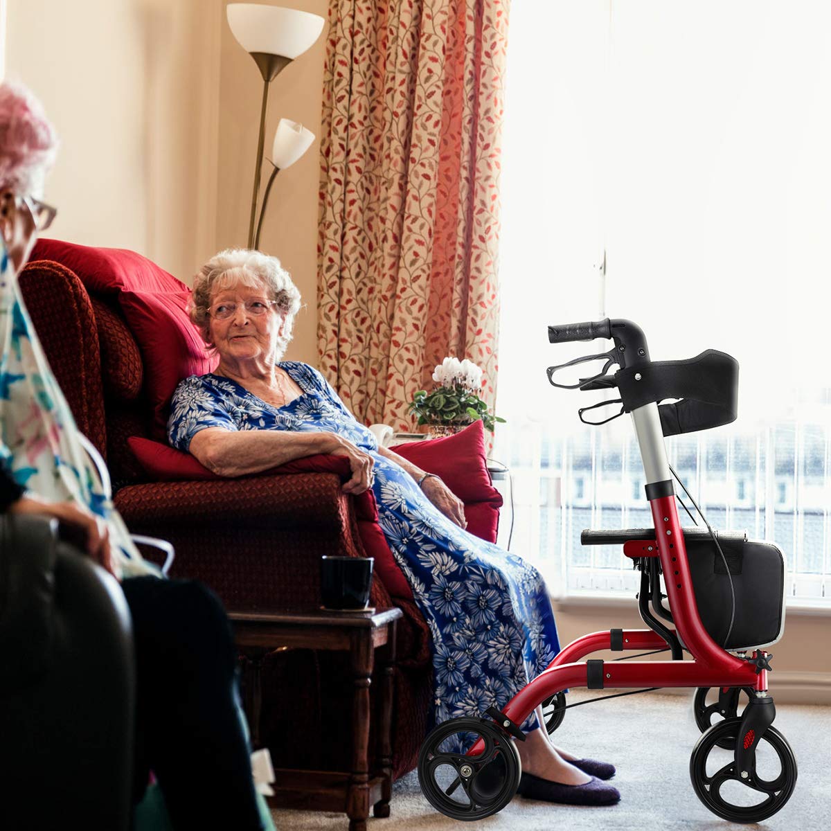 Rollator Walkers for Seniors- Rollator Walker with Seat 8