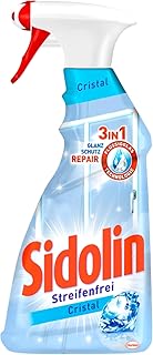 Sidolin Cristal, Glasreiniger, Sprühflasche, für einen perfekten Glanz und gegen Mikrorisse, 1 Stück