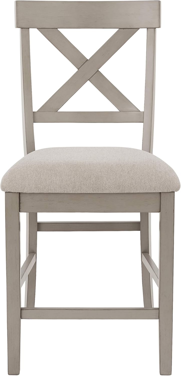 valebeck counter stools on Amazon Com Signature Design By Ashley Parellen Counter Height Bar Stool Gray Furniture Decor