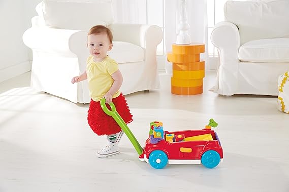 fisher price roller blocks rockin wagon