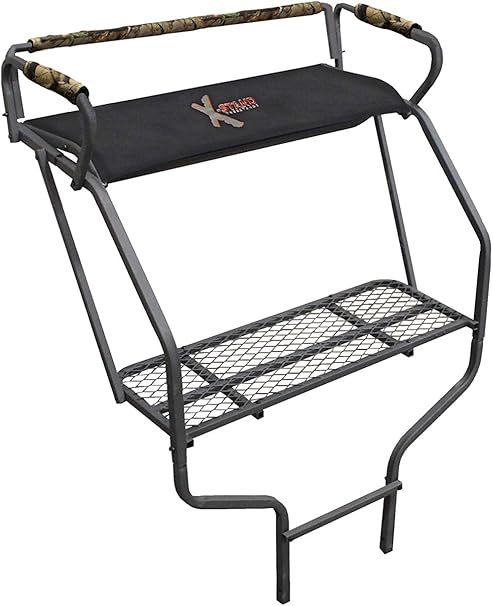 Amazon Com X Stand Max Xl Ladder Stand 15 Ft Black Sports Outdoors