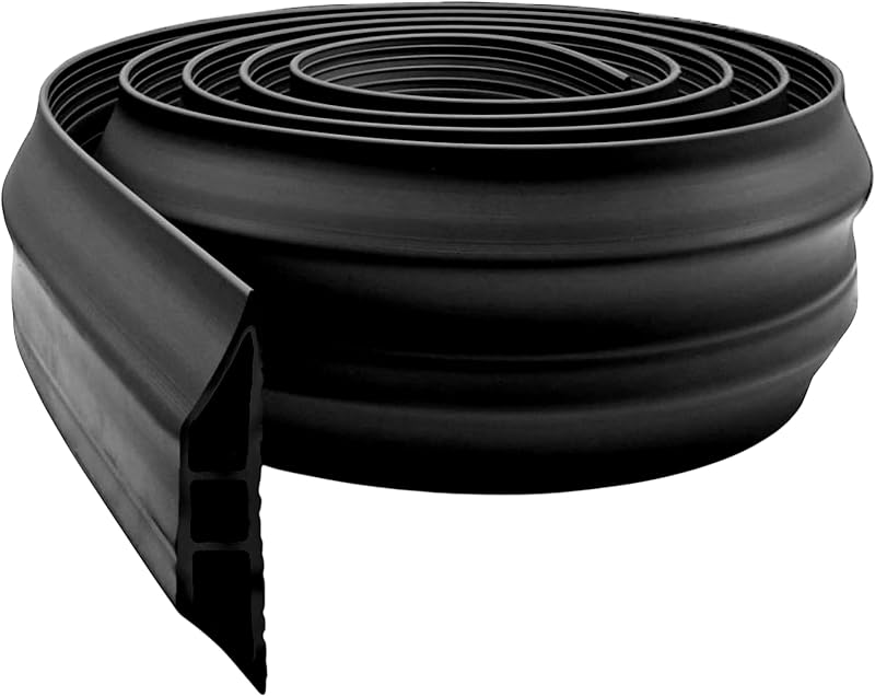 4All 1.8m Outdoor Wire Cover Rubber Cable Protector Trip Hazard Black