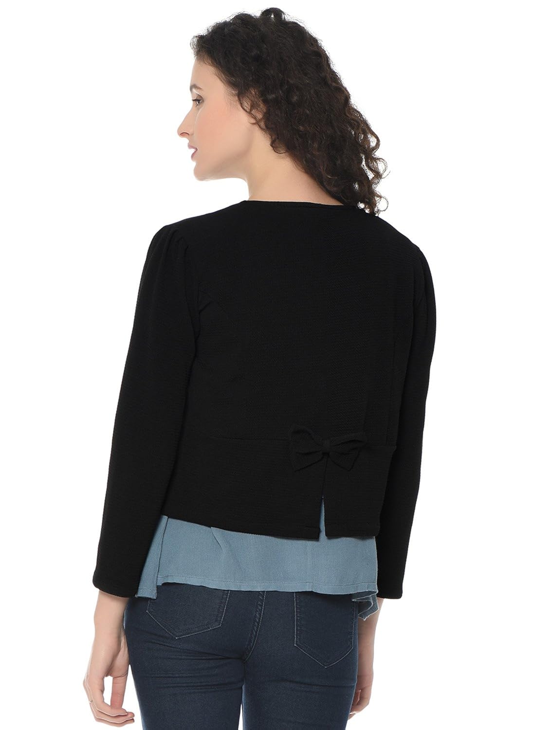 mijaat creations stretchable nylon shrug