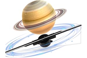 YSTEROKS 3d hologram fan led projector with 16.5in(42cm) 256 LED high-definition display, suitable for attracting attention in shopping mall dining and exhibition hall activities