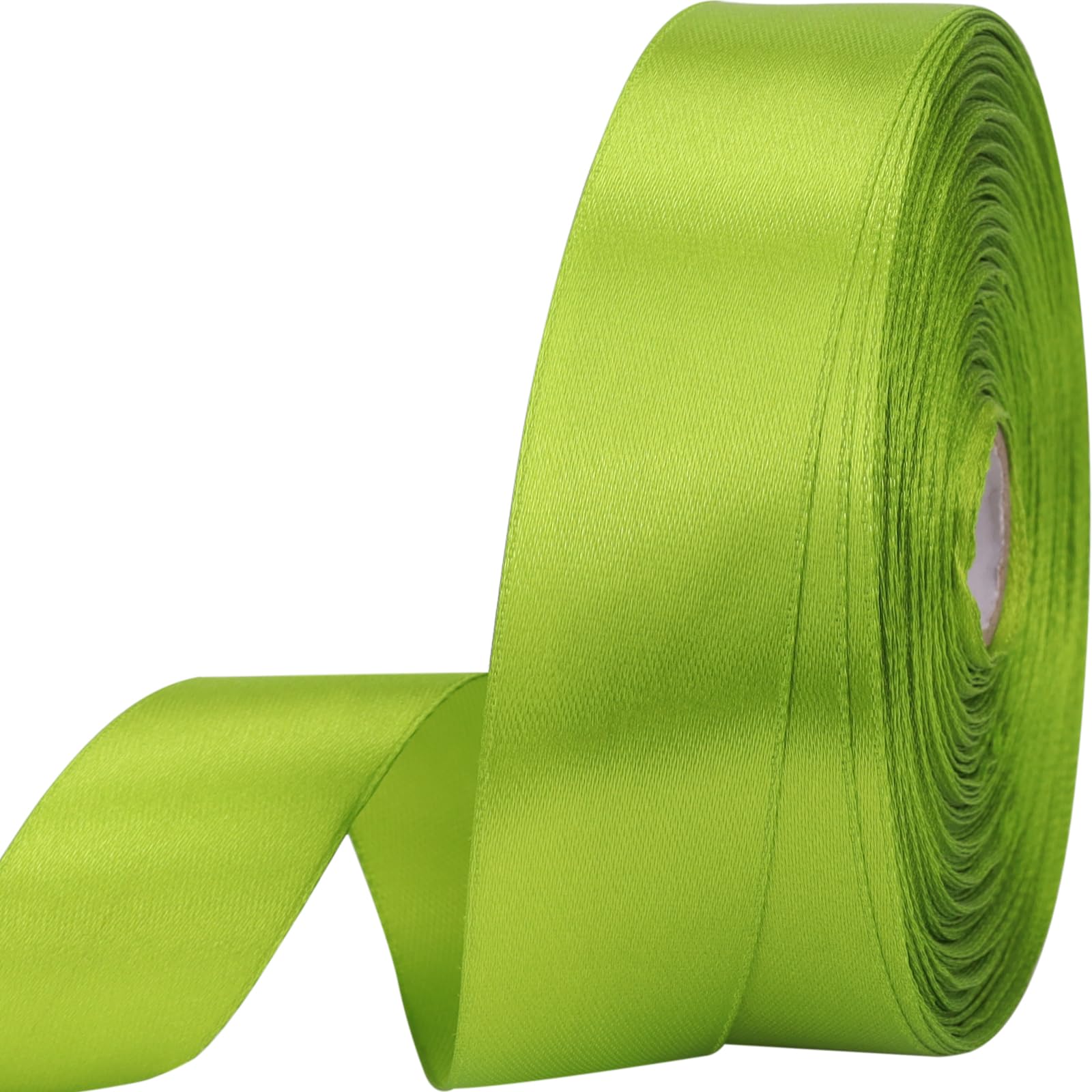 Photo 1 of 1 inches 50 Yard Light Green Satin Ribbon for Gift Wrapping, Wedding, Crafts, Christmas,Easter, Floral, Hair, Invitation Decorations and More