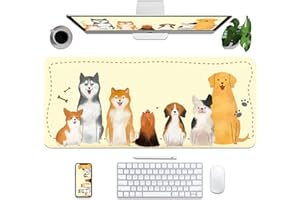 Large Desk Mat 35.4" x 15.7", Waterproof Leather Desk Mat, Computer Mat for Keyboard or Mouse, Desk Mousepad Non-Slip Writing