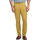 Izod Men's American Chino Flat Front Straight Fit Pant