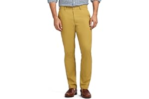 IZOD Men's American Chino Flat Front Straight Fit Pant